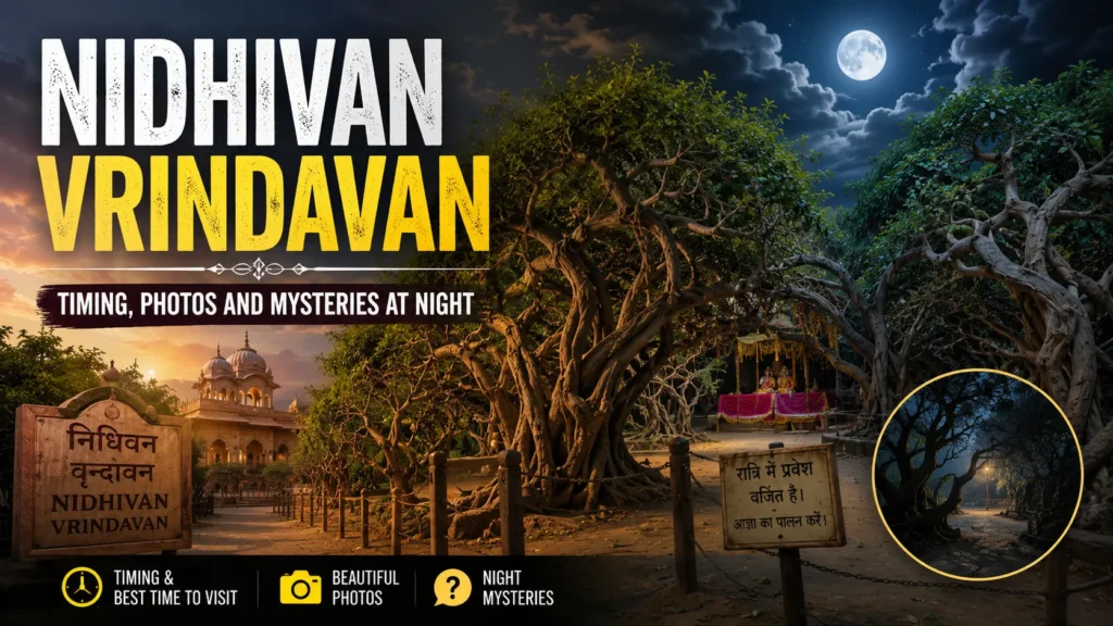 Nidhivan Vrindavan Timing, Photos And Mysteries At Night